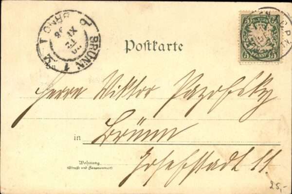 Diemer Zeno Litho Nr. 1048 München Alte Residenz – Bild 2