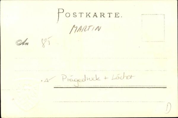 Martin Hermann Litho Nürnberg Henkersteg Wappen – Bild 2