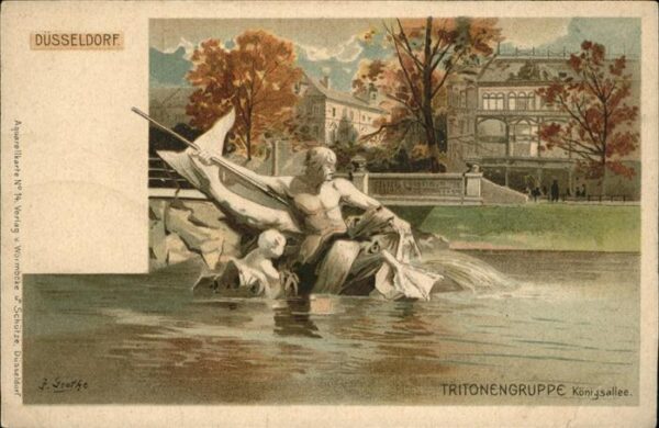 Grothe F. Nr. 14 Düsseldorf Tritonengruppe Königs