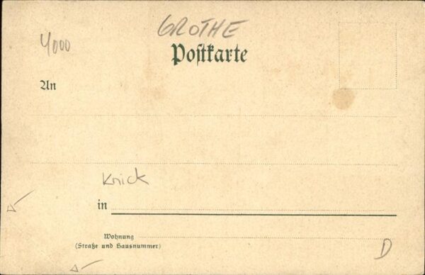Grothe F. Nr. 14 Düsseldorf Tritonengruppe Königs – Bild 2