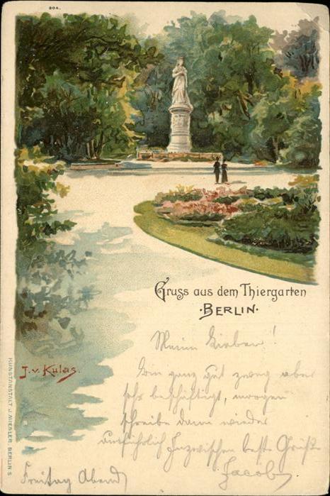 Kulas J.v. Nr. 804 Tiergarten Berlin