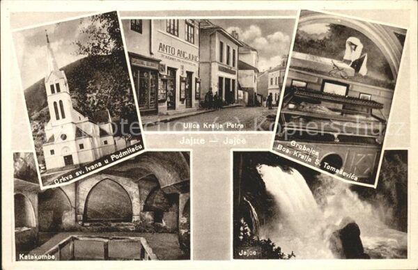 Jajce Bosnien Ulica Kraija Petra
