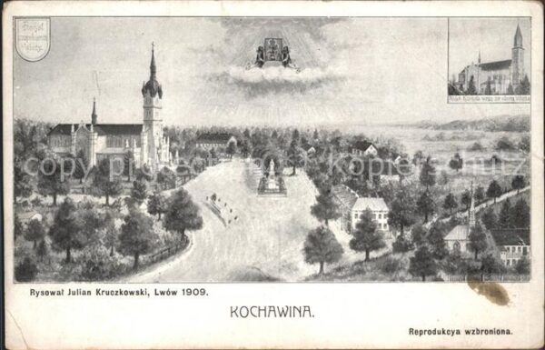 Kochawina Kosciola wraz ze stara Wieza