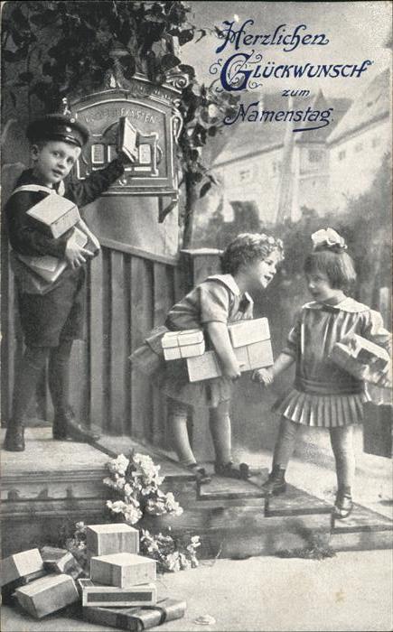 Namenstag Namenskarte Kinder