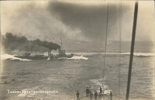 Schiffe Ships Navires Torpetoboot Durchbruch