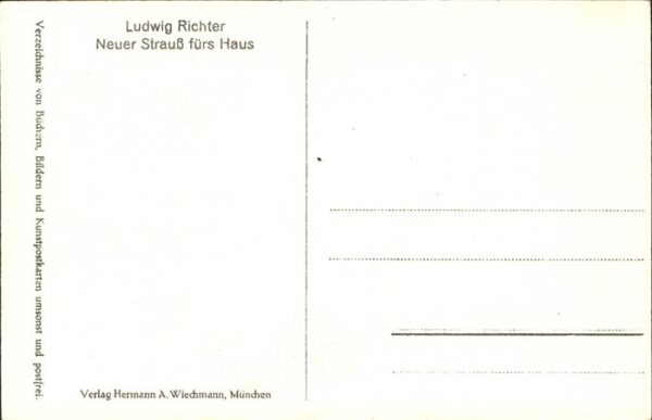 Kuenstlerkarte Ludwig Richter Regenbogen Schafe Schäfe – Bild 2