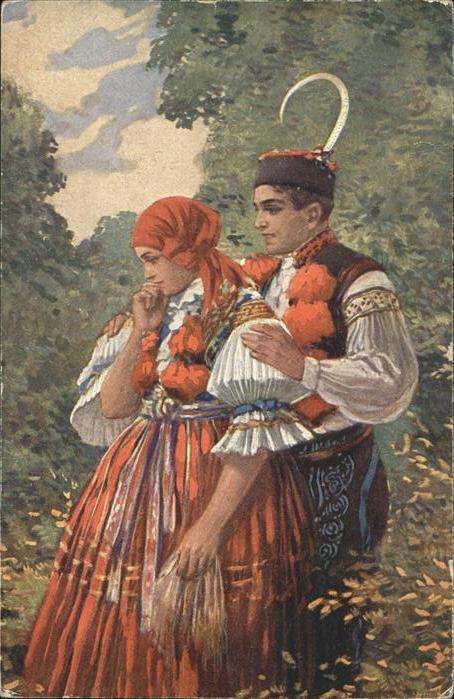Trachten Frau und Mann