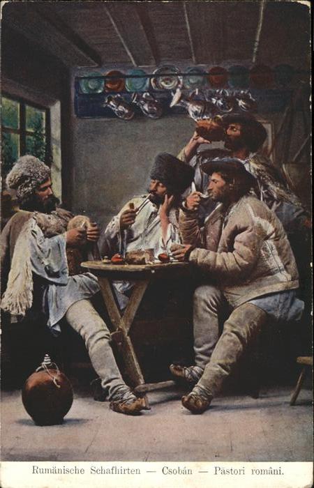Hirte Rumänische Schafhirten Pfeife