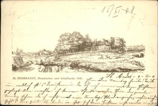 Rembrandt Heuschober Schafherde