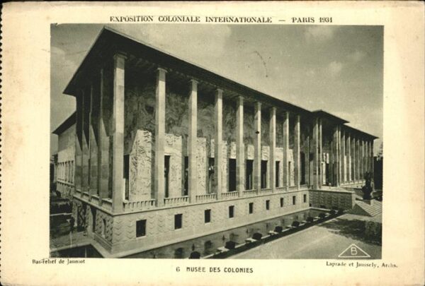 Exposition Coloniale Paris 1931 Musee des Colonies