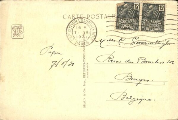 Exposition Coloniale Paris 1931 Musee des Colonies – Bild 2