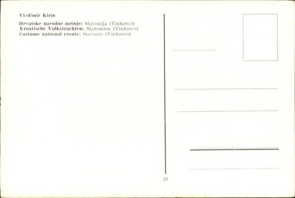 Trachten Kroatische Volkstracht – Bild 2