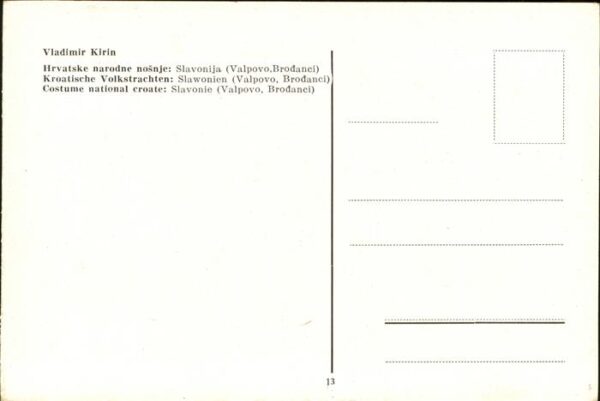 Trachten Kroatische Volkstracht – Bild 2