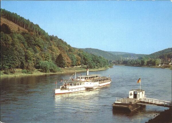 Schiffe Ships Navires Oberdeckdampfer Weisse Flotte Dresden