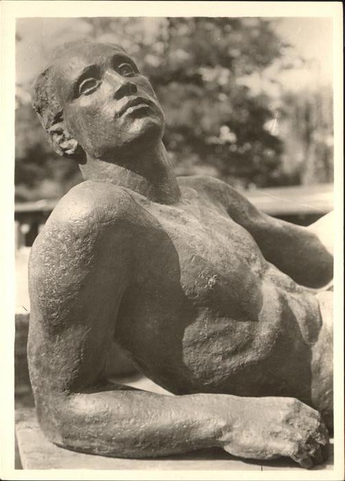 Kuenstlerkarte Georg Kolbe Athlet