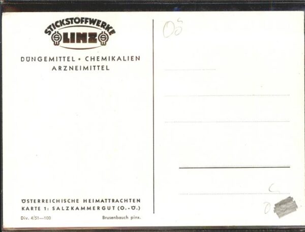 Trachten Karte1 Salzkammergut – Bild 2