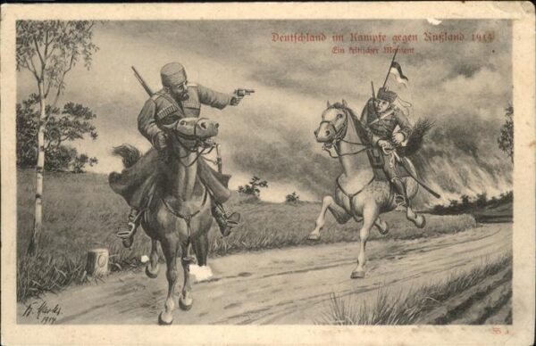 Militaria Deutschland im Kampf gegen Russland Pfe