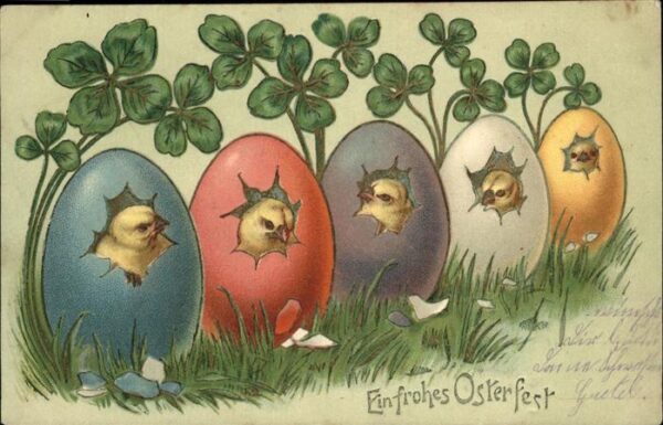 Ostern Easter Paques Ostereier Klee