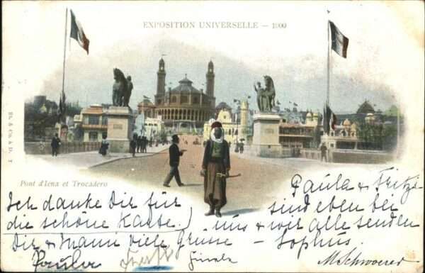 Exposition Universelle Paris 1900 Pont Lena Trocadero