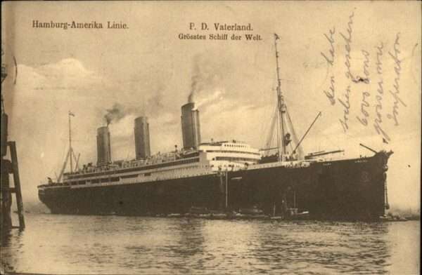 Schiffe Ships Navires Hamburg Amerika Linie