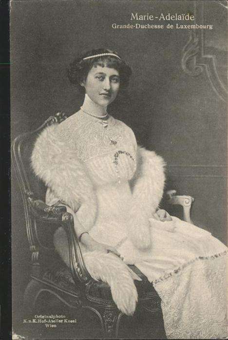 Persoenlichkeiten Marie Adelaide Grande Duchesse Luxembou