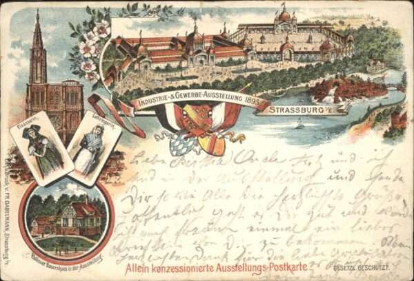 Strasbourg Alsace Indutrie Ausstellung