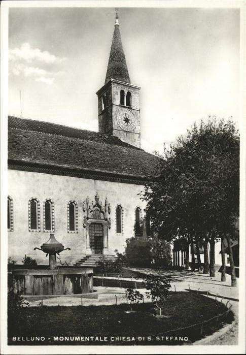 Belluno Monumentale Chiesa Di S Stefano