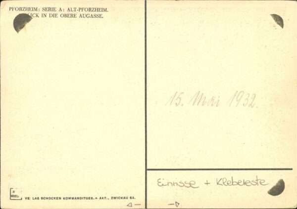 Pforzheimerhuette Obere Augasse – Bild 2