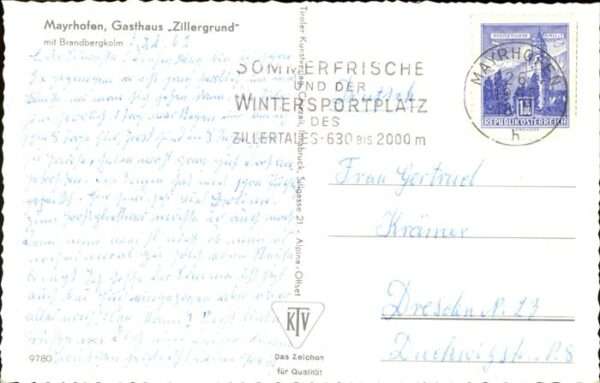 Mayrhofen Zillertal Gasthof Zillergrund – Bild 2