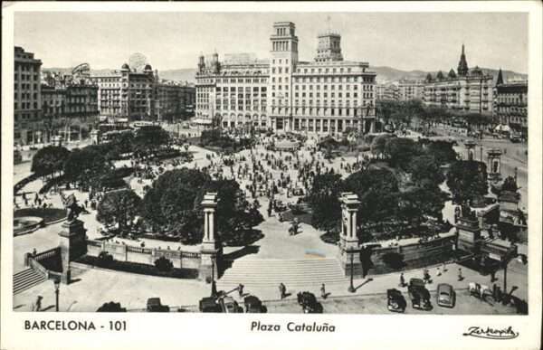 Barcelona Cataluna Plaza Cataluna