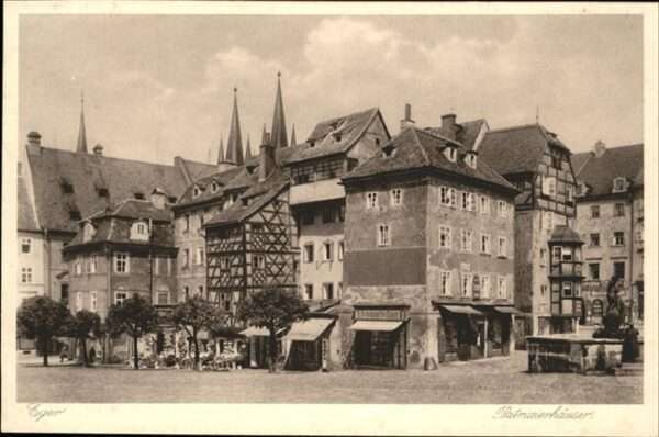 Eger Cheb Tschechien Patrizierhäuser