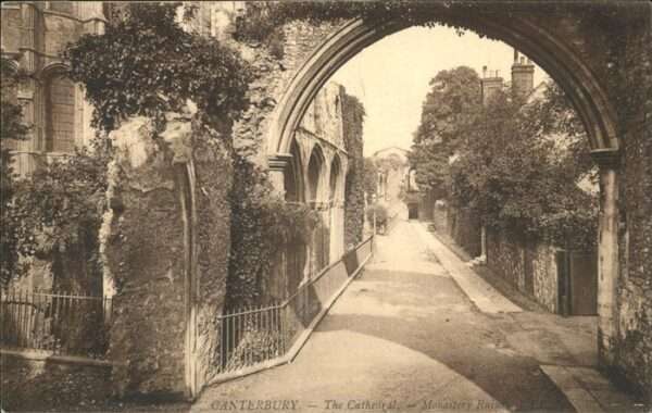 Canterbury Kent Cathedral
Monastery Ruine