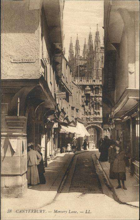 Canterbury Kent Mercery Lane