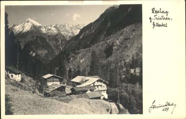 Zillertal Tirol Teilansicht