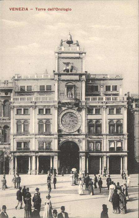 Venezia Venedig Torre dell `Orologico