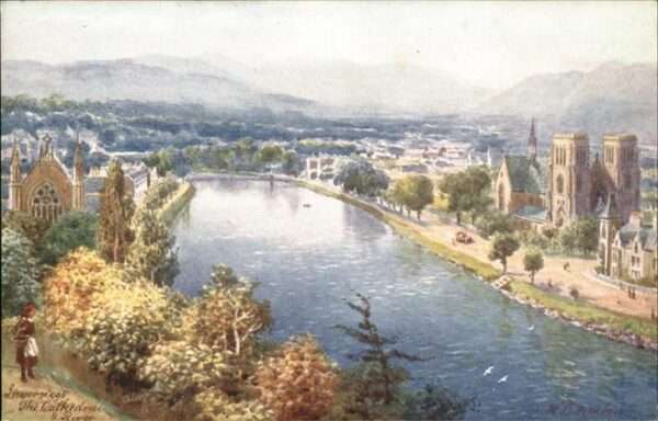 Inverness Nairn Inverlness Cathedral
Oilette Postcard
