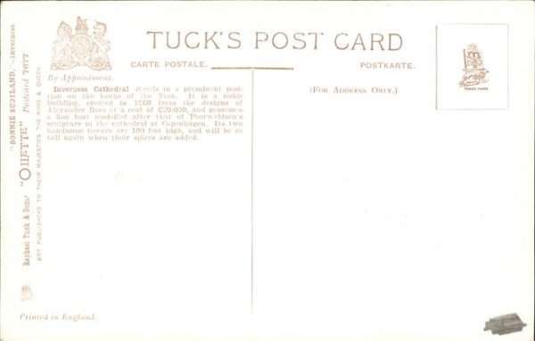 Inverness Nairn Inverlness Cathedral
Oilette Postcard – Bild 2