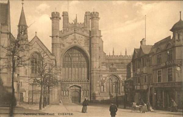 Chester Cheshire Cathedral West Front
