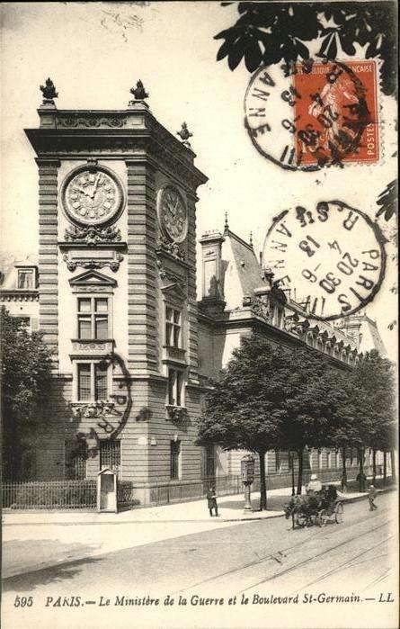 Paris Ministère de la Guerre
Boulevard St.-G