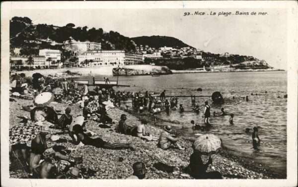 Nice Alpes Maritimes Plage
Bains de mer