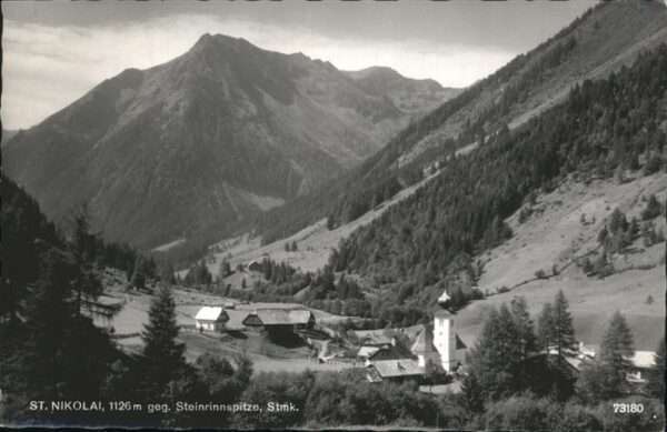 Sankt Nikolai Soelktal Steinrinnspitze