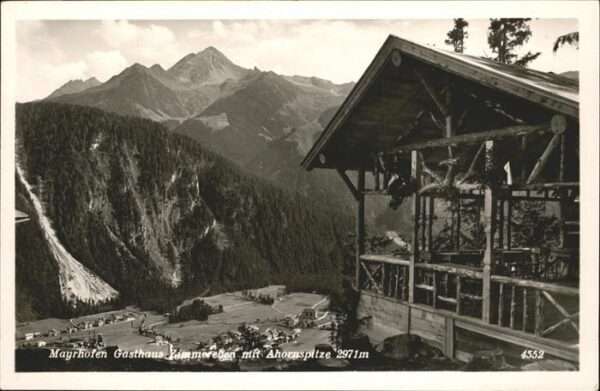 Mayrhofen Zillertal Gasthaus Zimmereben Ahornspitze