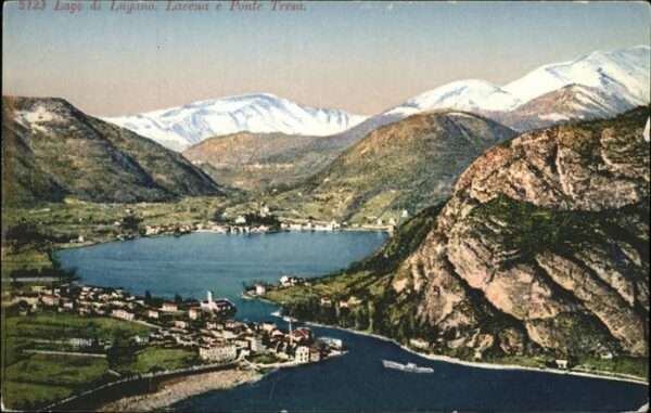 Ponte Tresa Fliegeraufnahme