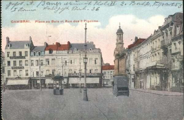 Cambrai Place Bois Rue des 3 Pigeons