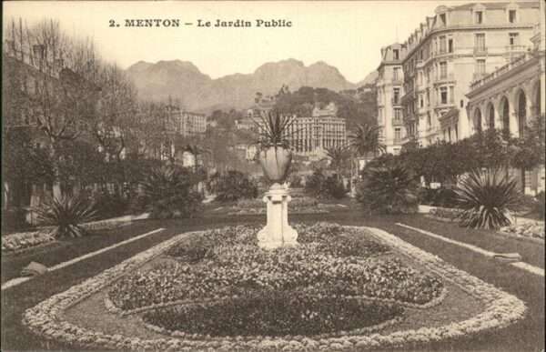 Menton Alpes Maritimes Jardin