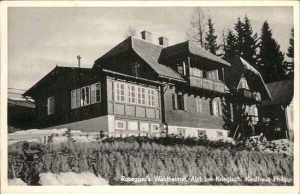 Krieglach Steiermark Roseggers Waldheimat