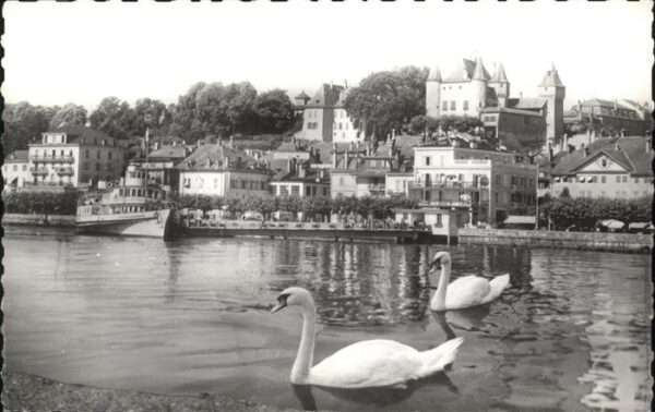 Nyon VD Quai Chateau Schwan