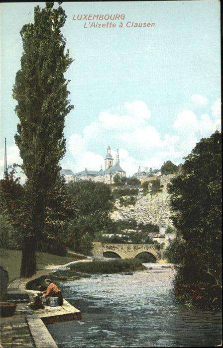 LUXEMBOURG  Luxemburg Alzette Clausen