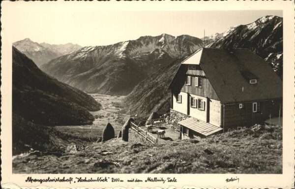 Mallnitz Kaernten Alpen Gasthaus Hochalmblick