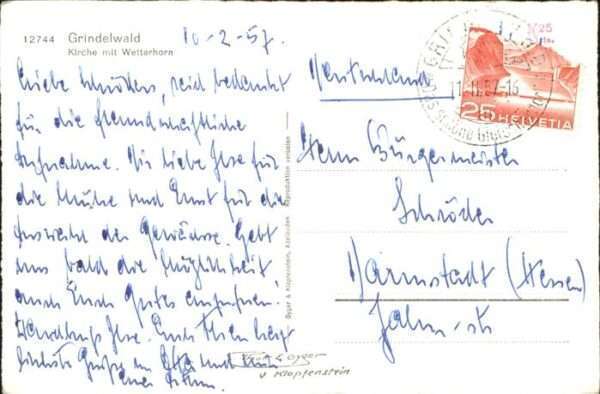 Grindelwald Kirche Wetterhorn – Bild 2